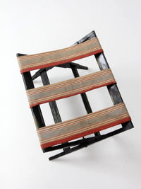 1930s folding hotel luggage rack