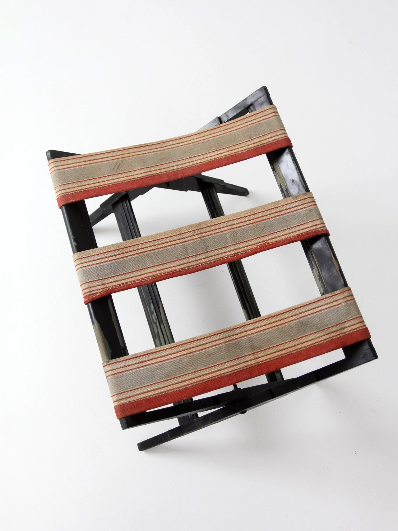 1930s folding hotel luggage rack