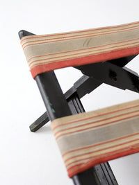 1930s folding hotel luggage rack