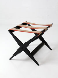 1930s folding hotel luggage rack