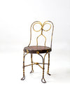 antique children's ice cream parlor chair