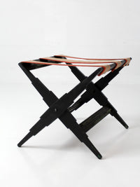 1930s folding hotel luggage rack