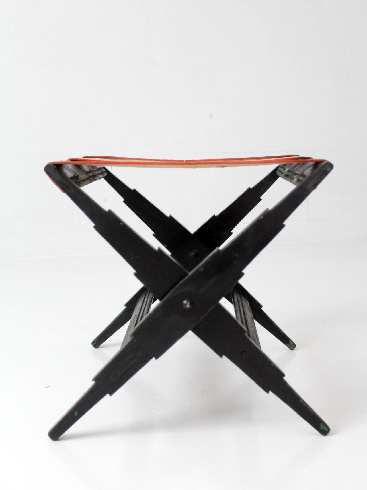 1930s folding hotel luggage rack