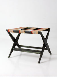 1930s folding hotel luggage rack