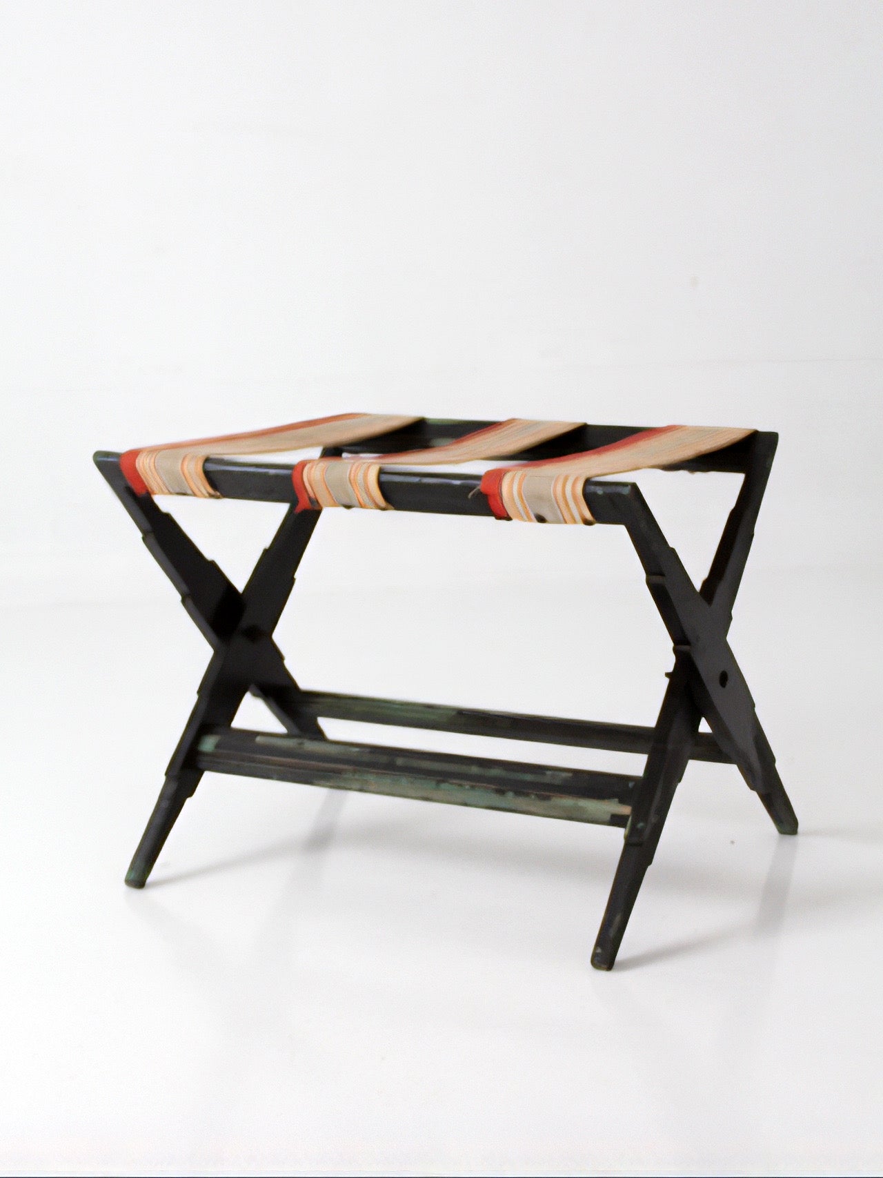 1930s folding hotel luggage rack