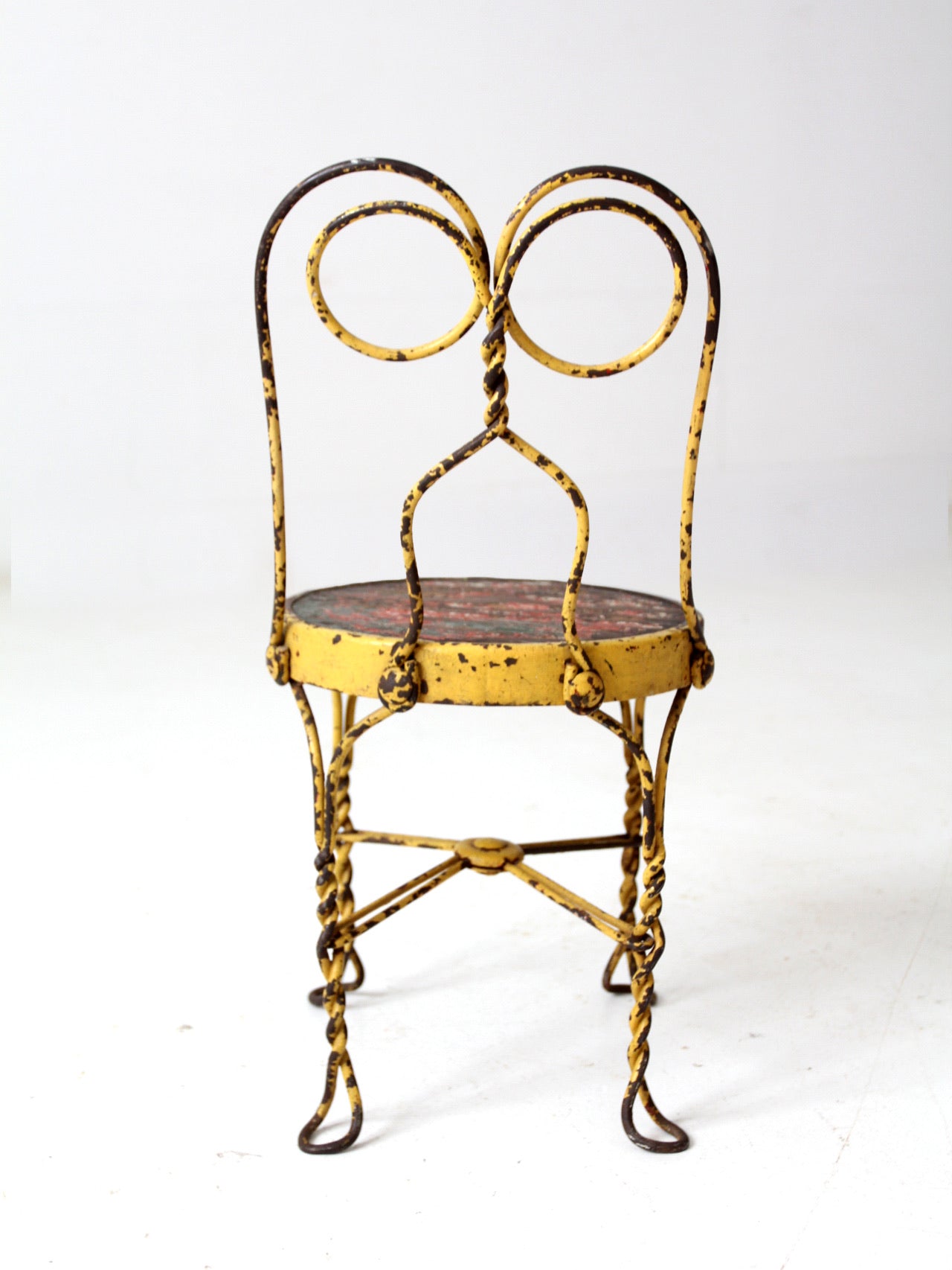 antique children's ice cream parlor chair