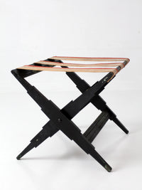 1930s folding hotel luggage rack