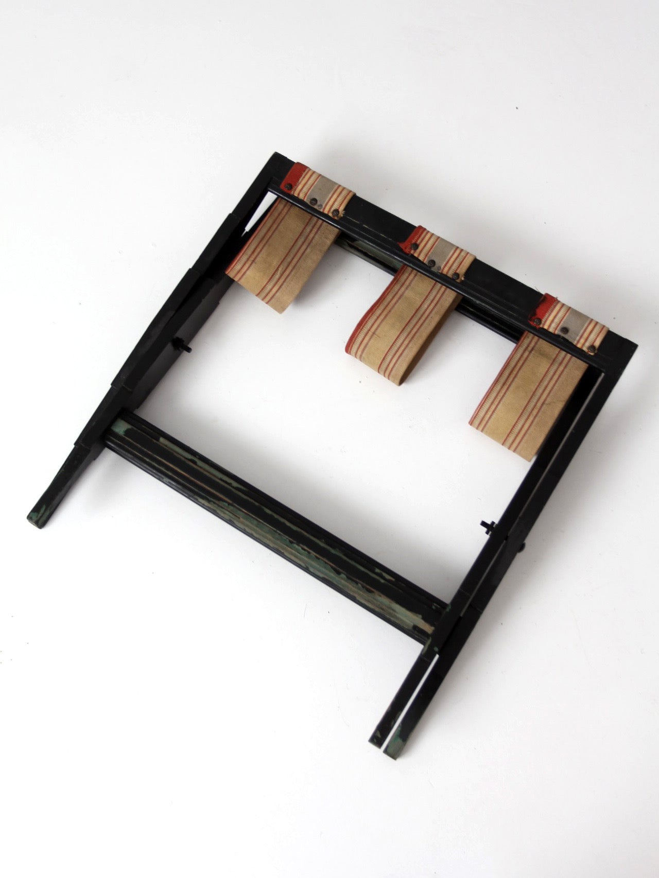 1930s folding hotel luggage rack