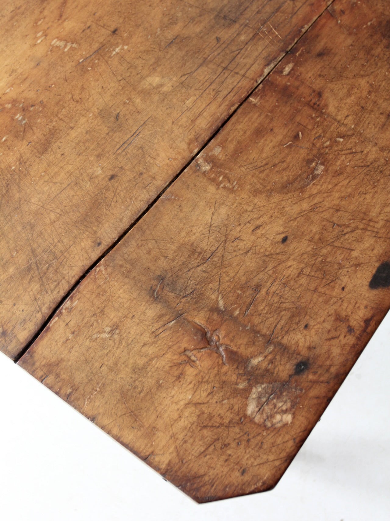 antique primitive table with drawer