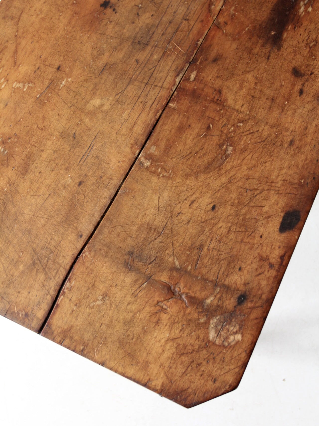 antique primitive table with drawer