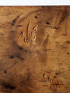 antique primitive table with drawer