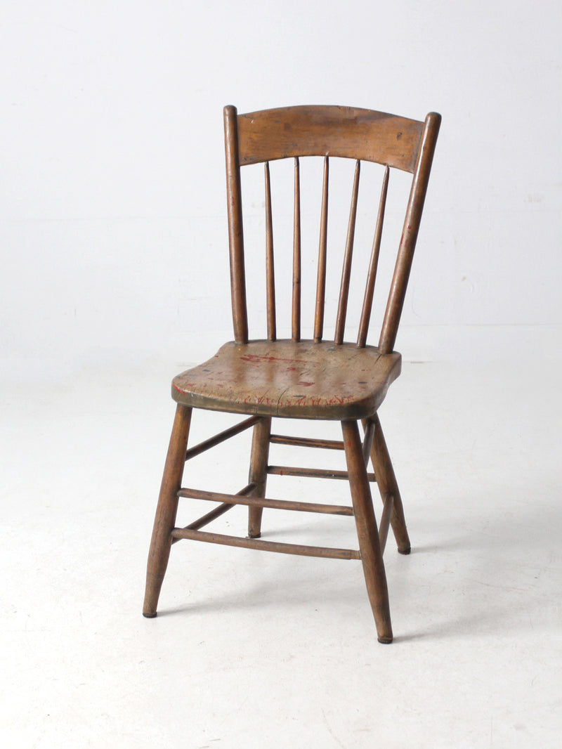 antique primitive farmhouse chair