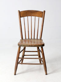 antique primitive farmhouse chair