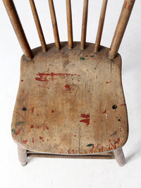 antique primitive farmhouse chair