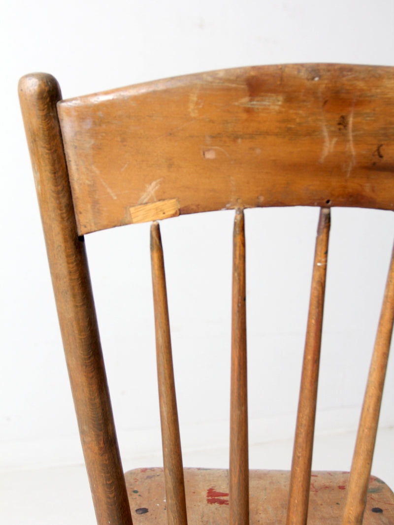 antique primitive farmhouse chair
