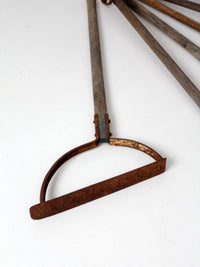 antique primitive garden tools collection