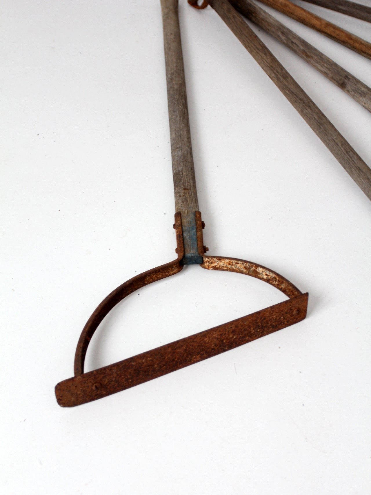 antique primitive garden tools collection