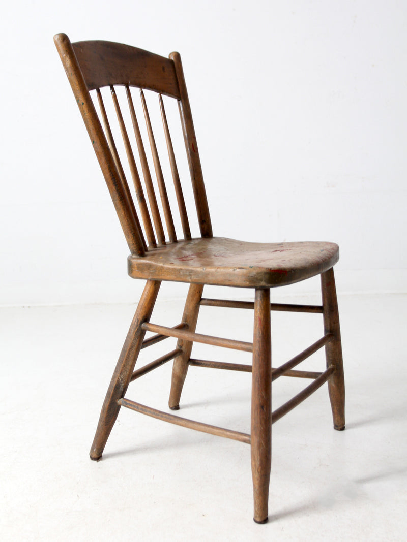 antique primitive farmhouse chair