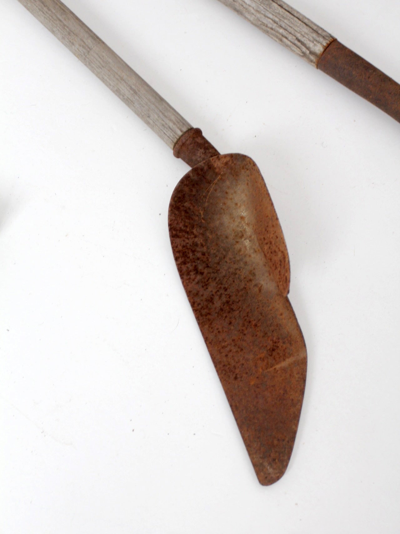 antique primitive garden tools collection