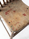 antique primitive farmhouse chair