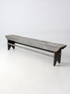 antique painted farmhouse bench