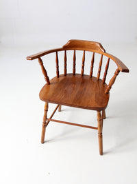 antique low back Windsor arm chair