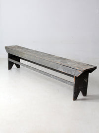 antique painted farmhouse bench