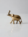 mid century brass elephant