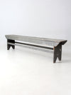 antique painted farmhouse bench
