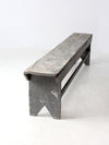 antique painted farmhouse bench