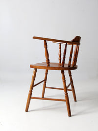 antique low back Windsor arm chair