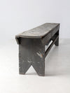 antique painted farmhouse bench