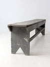 antique painted farmhouse bench