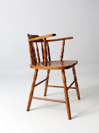 antique low back Windsor arm chair