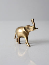 mid century brass elephant