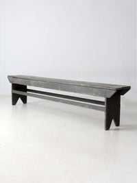 antique painted farmhouse bench
