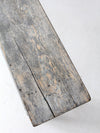 antique painted farmhouse bench