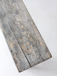 antique painted farmhouse bench