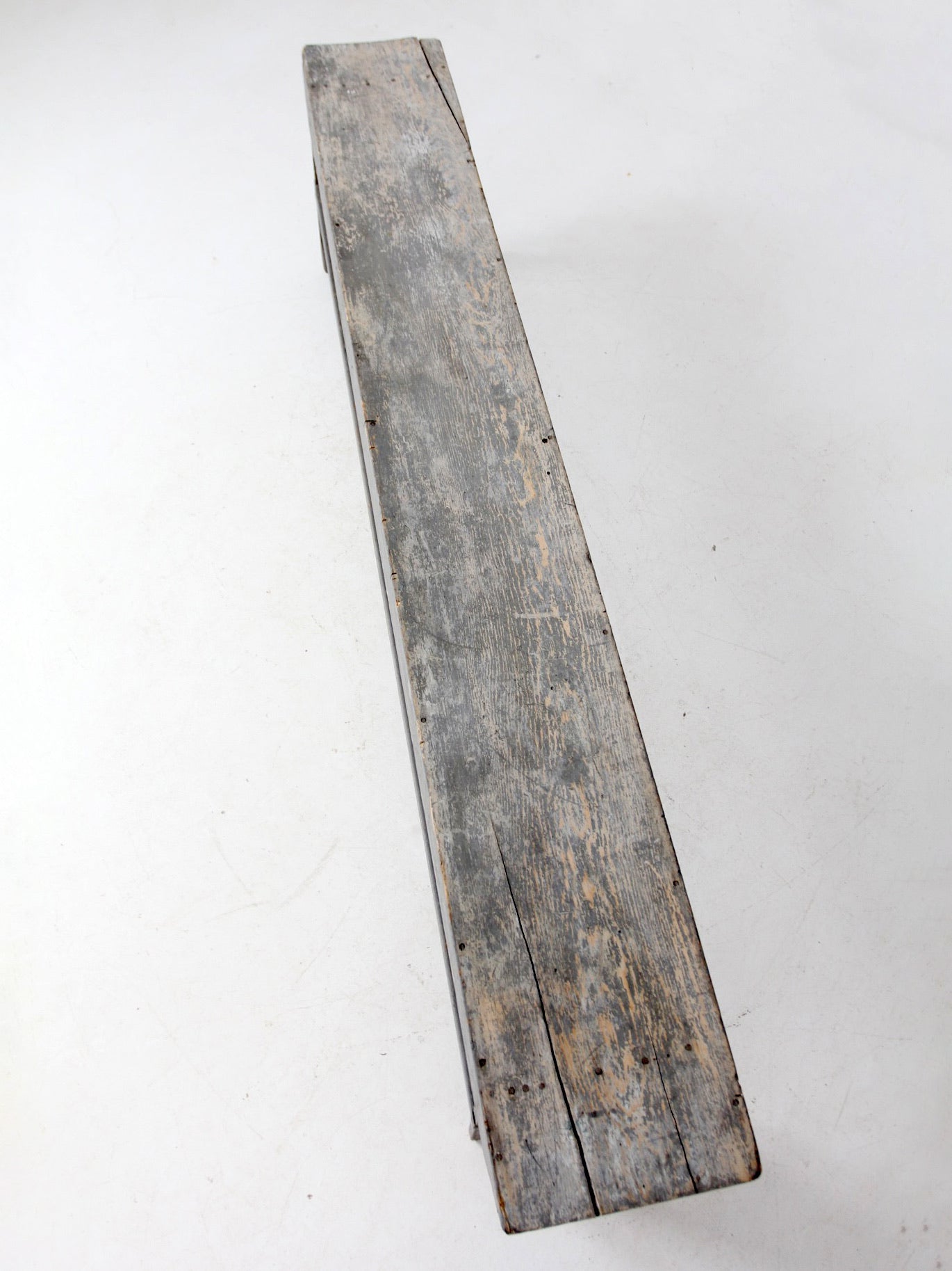 antique painted farmhouse bench