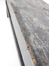 antique painted farmhouse bench