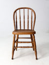 antique farmhouse Windsor spindle back chair