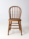 antique farmhouse Windsor spindle back chair
