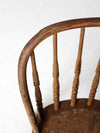 antique farmhouse Windsor spindle back chair