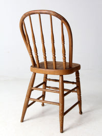 antique farmhouse Windsor spindle back chair
