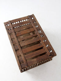antique farm crate