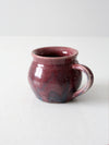 vintage studio pottery mug