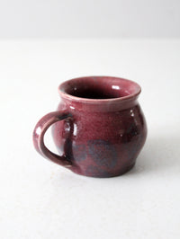 vintage studio pottery mug