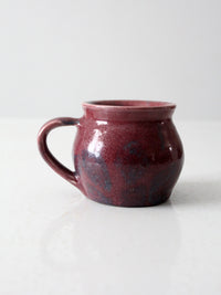 vintage studio pottery mug