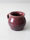 vintage studio pottery mug