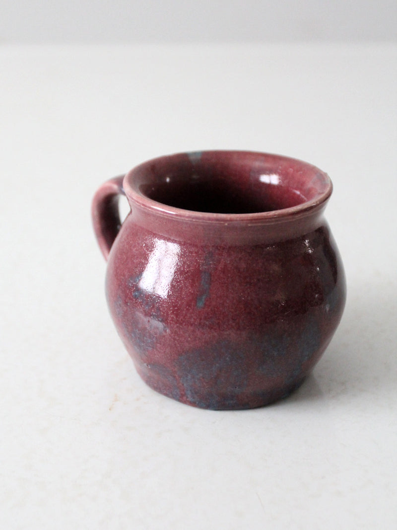 vintage studio pottery mug